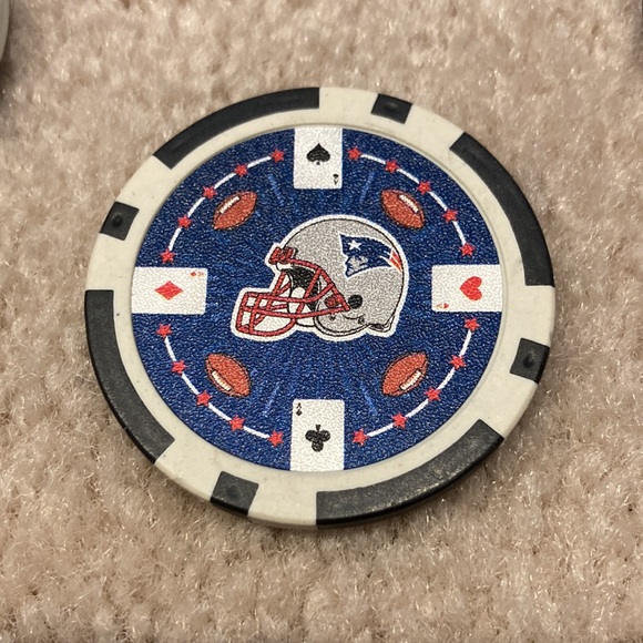 New England Patriots poker chips - Picture 3 of 14